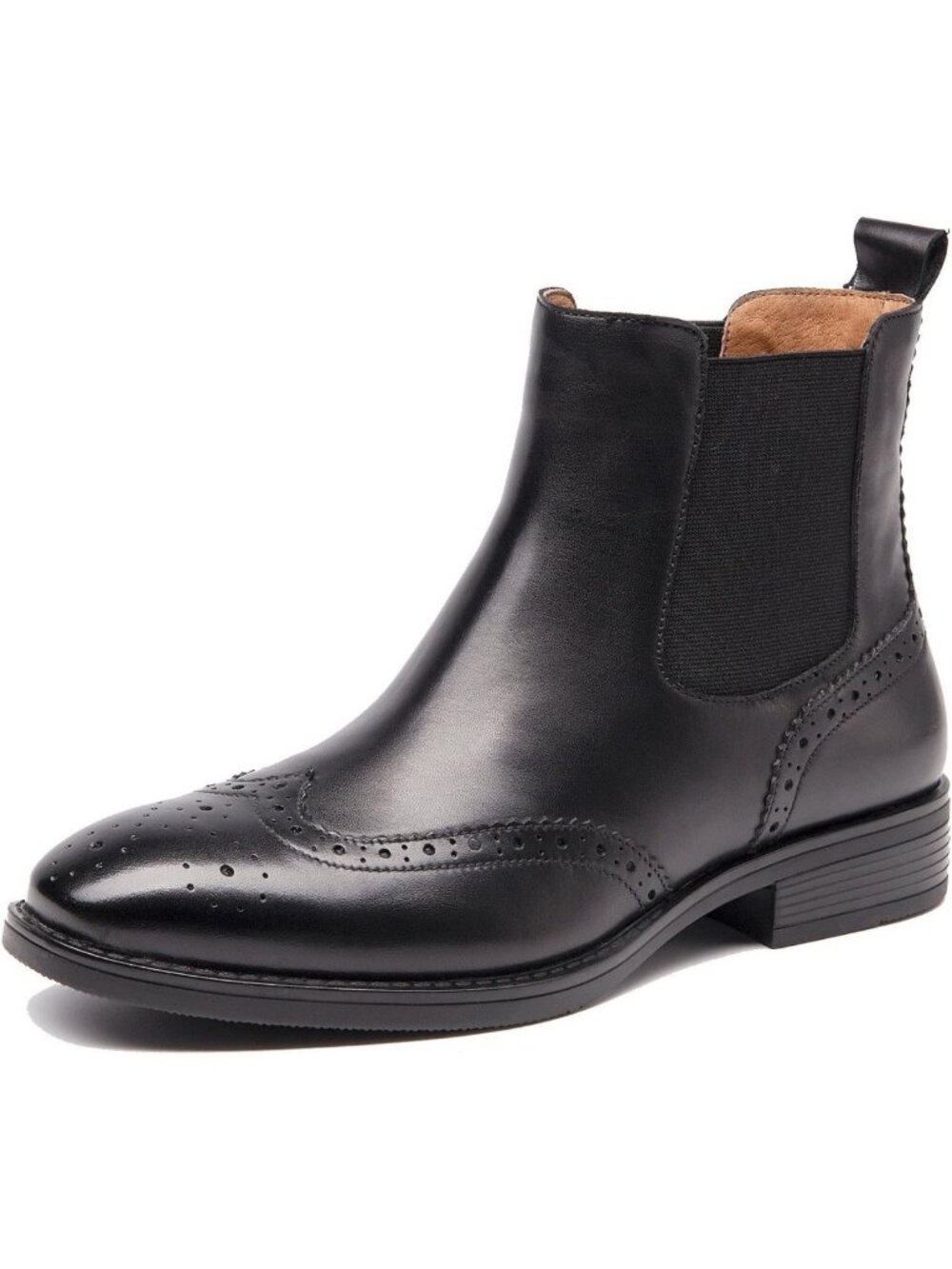 Stylish Women's Leather Chelsea Ankle Boots - Comfortable Fall & Winter Booties